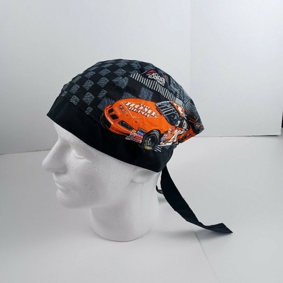 Nascar Tony Stewart Biker Bandana -Durag -Home Depot No. 20 -Tie Back -Vintage - Picture 3 of 13